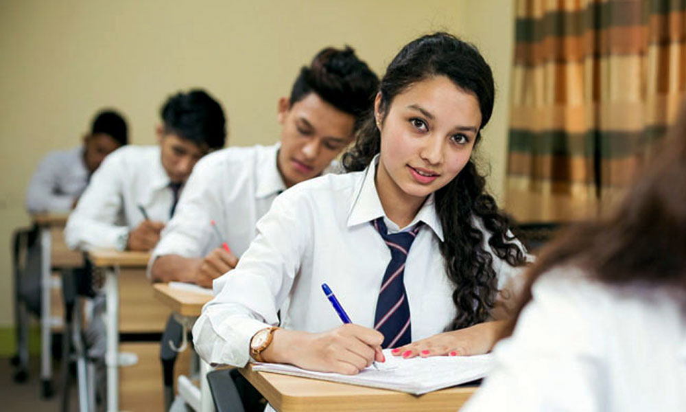 Students working together on a project